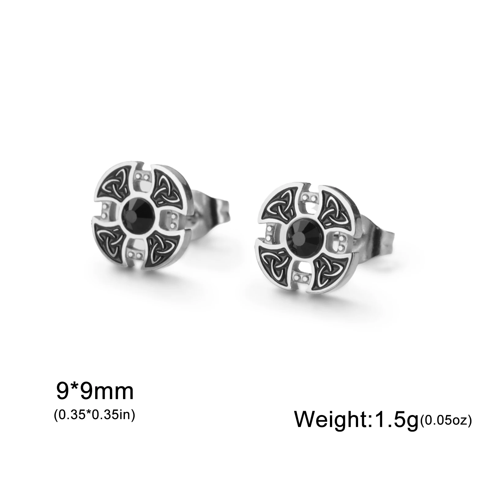 Irish Knot Stainless Steel Earrings for Adults 7 Irish Knot Stainless Steel Earrings for Adults - Image 7