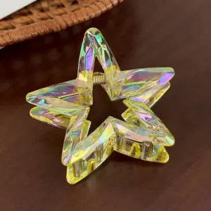 Colorful Acrylic Hollow-Out Star Hair Claw 16 S4f751842b6074259a1be043aeefd372cz