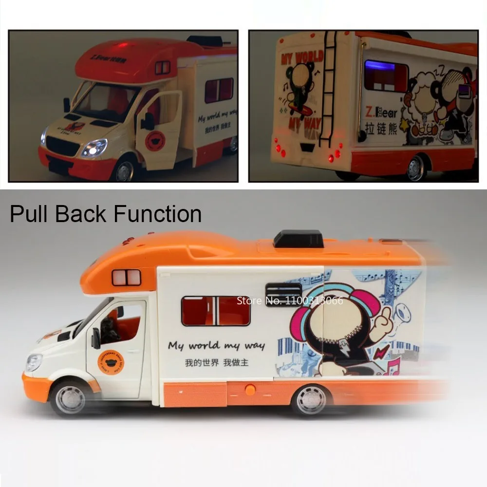 Vibrant 1:32 Cartoon Bear Caravan Model 3 Vibrant 1:32 Cartoon Bear Caravan Model - Image 3