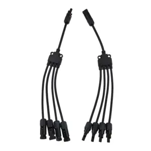 Solar Panel Adaptor Cable with 1-4 Parallel Connectors 13 S4fe471fc8c5d4496b8ecbdf2506b67629
