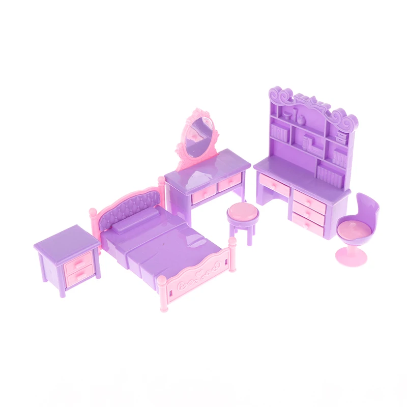 Vintage Pastel Dollhouse Miniature Furniture Set 10 Vintage Pastel Dollhouse Miniature Furniture Set - Image 10