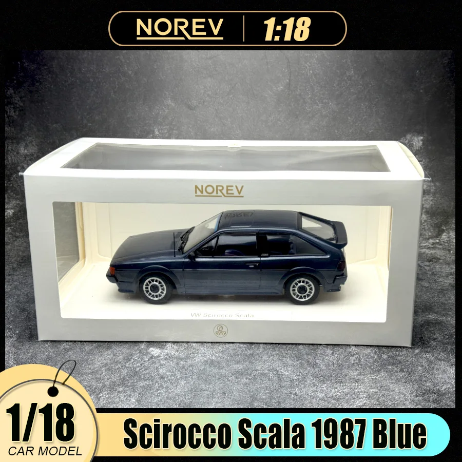1987 VW Scirocco 1:18 Diecast Model Blue 6 1987 VW Scirocco 1:18 Diecast Model Blue - Image 6