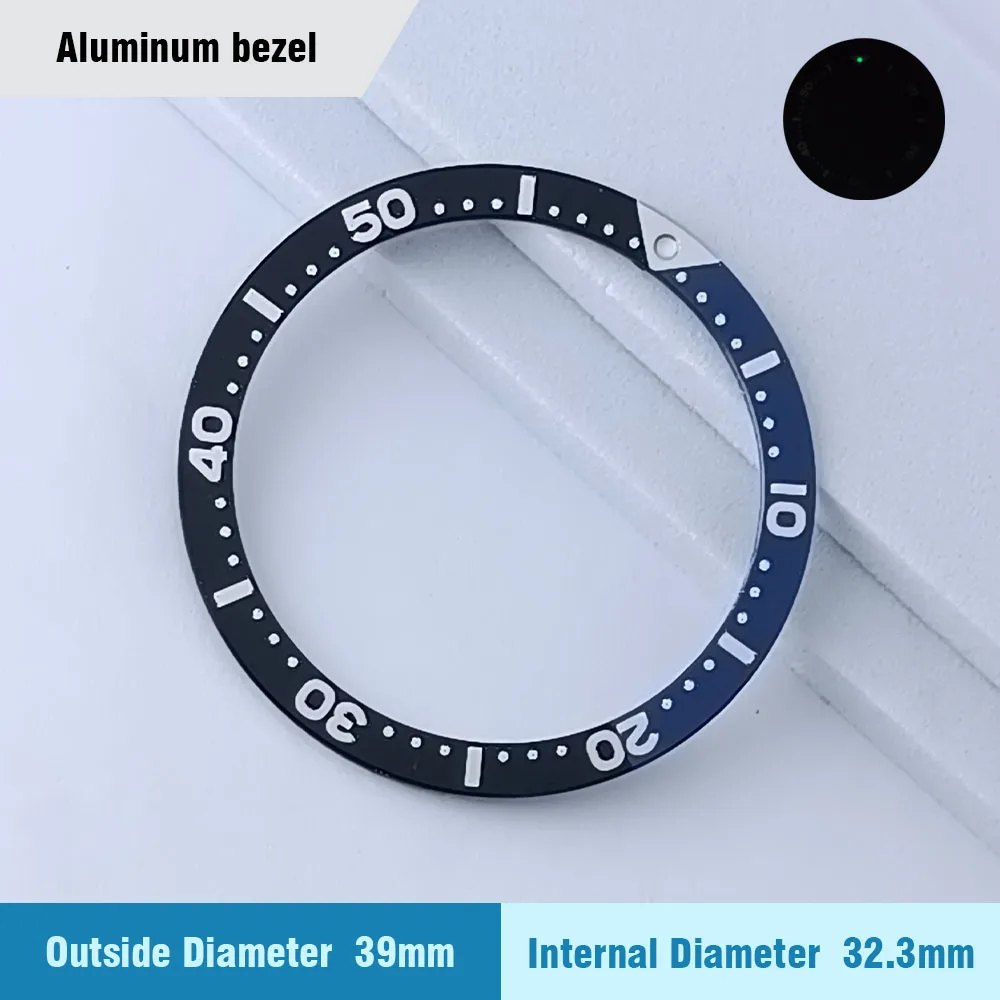 39mm Vibrant Aluminum Watch Bezel Insert for NH35 8 39mm Vibrant Aluminum Watch Bezel Insert for NH35 - Image 8