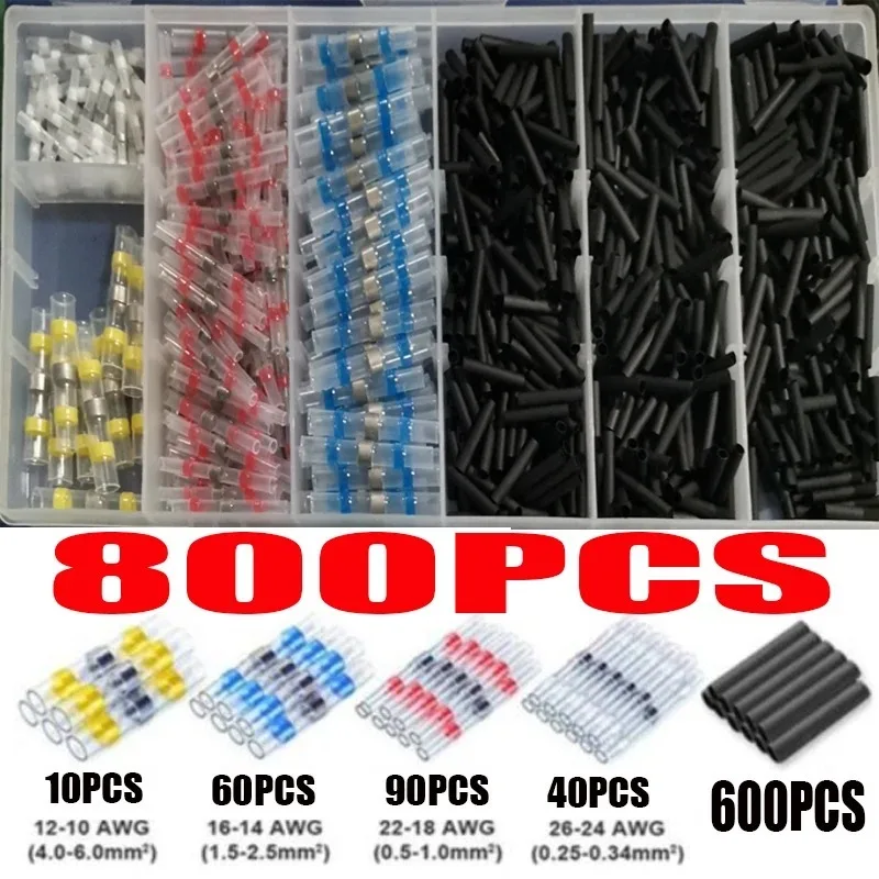 Electrical Solder Seal Sleeve Kit (800 pcs) 6 Electrical Solder Seal Sleeve Kit (800 pcs) - Image 6