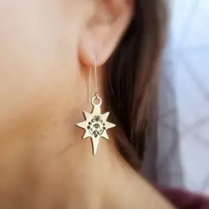 Vintage Silver and Gold Drop Earrings 5 S503cfb947fd544eeaa6410248c174fe8u