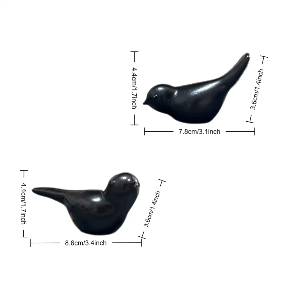 Gold Bird Figurine Set for Home Decor 6 Gold Bird Figurine Set for Home Decor - Image 6