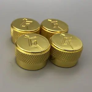 Gold Gretsch Guitar Knobs Set for Models 4 S5070f80c526a4d5f869d12504d107c9aS