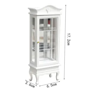 White Dollhouse Miniature Bookcase 16 S50a01f552de94dda98807e3321cb71f4A