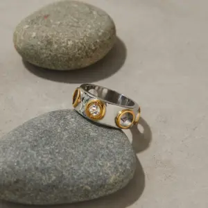 Stainless Steel Hollow Band Ring for Women 8 S50f84c428d644f44a86c8c09ae28f9f7S