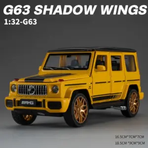 Vibrant Yellow 1:32 Mercedes-Benz G63 Diecast Model 14 S50fc4fcebee54118a356ab86d0390643I