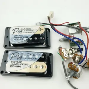 ProBucker Alnico Zebra Guitar Pickup Set 13 S5114013ea4724317b5853b9d56e1baf82