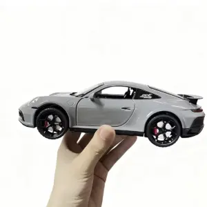 1:22 Scale Gray Alloy Sports Car Model 9 S511f95e9e8964f93b1194abfcf72501b6