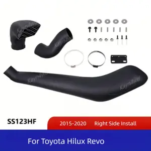 Toyota Hilux Revo 2015-2020 Snorkel Kit Black 8 S5131904ab59c4a9db2ce70a01c12f0beC