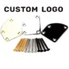 Custom Metal Guitar Neck Plate in Multiple Finishes