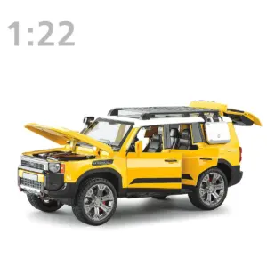Vibrant Yellow 1:22 Diecast SUV Model 13 S5172a7d278e34a0a8515043b898155a1a