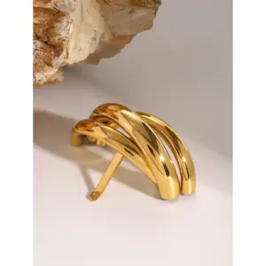 Gold Stainless Steel U-Shaped Hairpin Model JDHW2407001 10 S51a213668b8441cd987fa8683deaf62e7