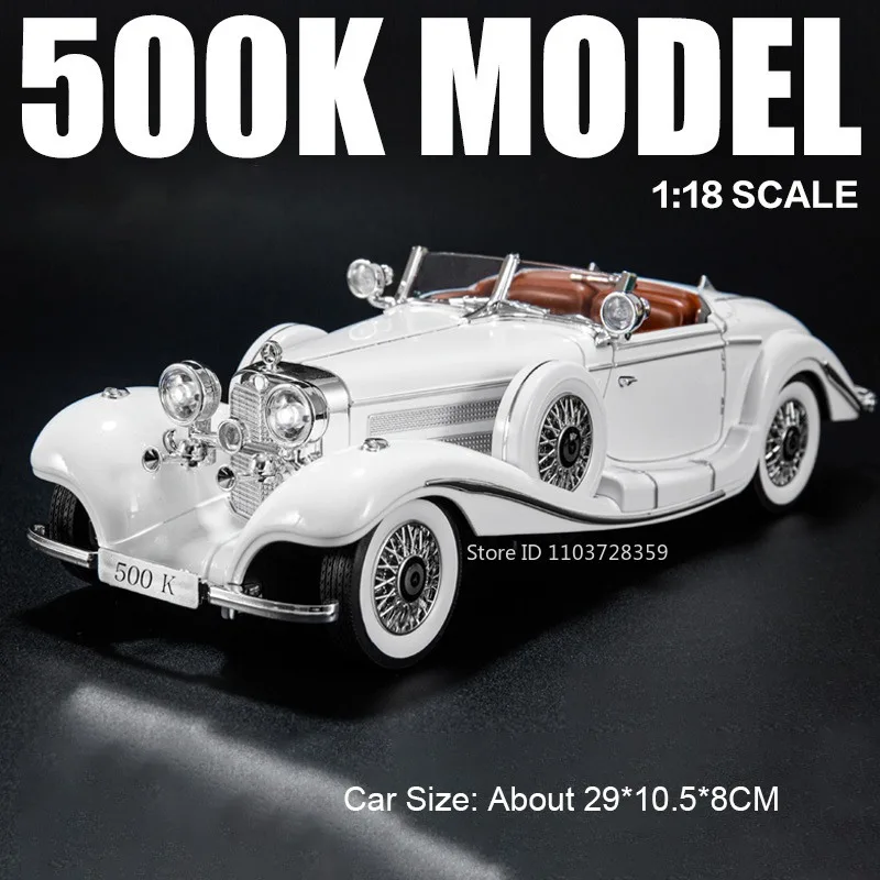 1:18 Vintage Mercedes 300SL & 500K Model 9 1:18 Vintage Mercedes 300SL & 500K Model - Image 9
