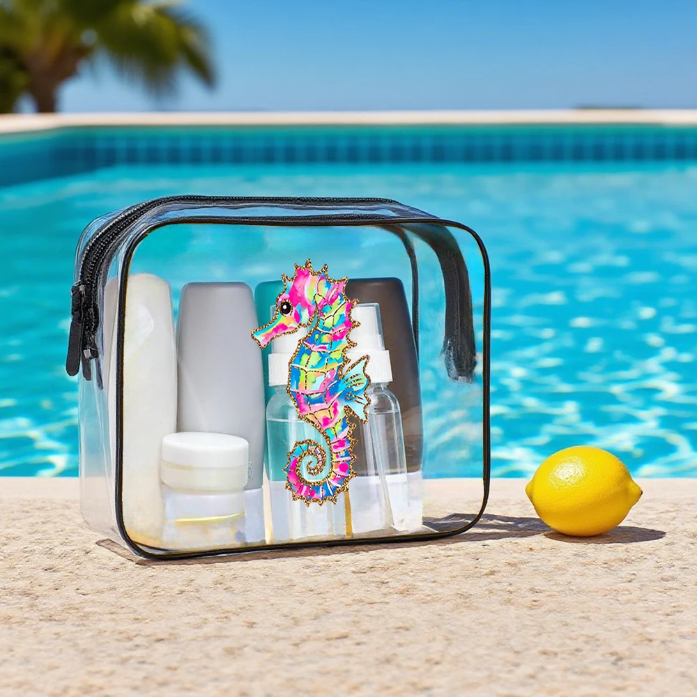 Vibrant Waterproof Seahorse Tote Bag for Women 4 Vibrant Waterproof Seahorse Tote Bag for Women - Image 4