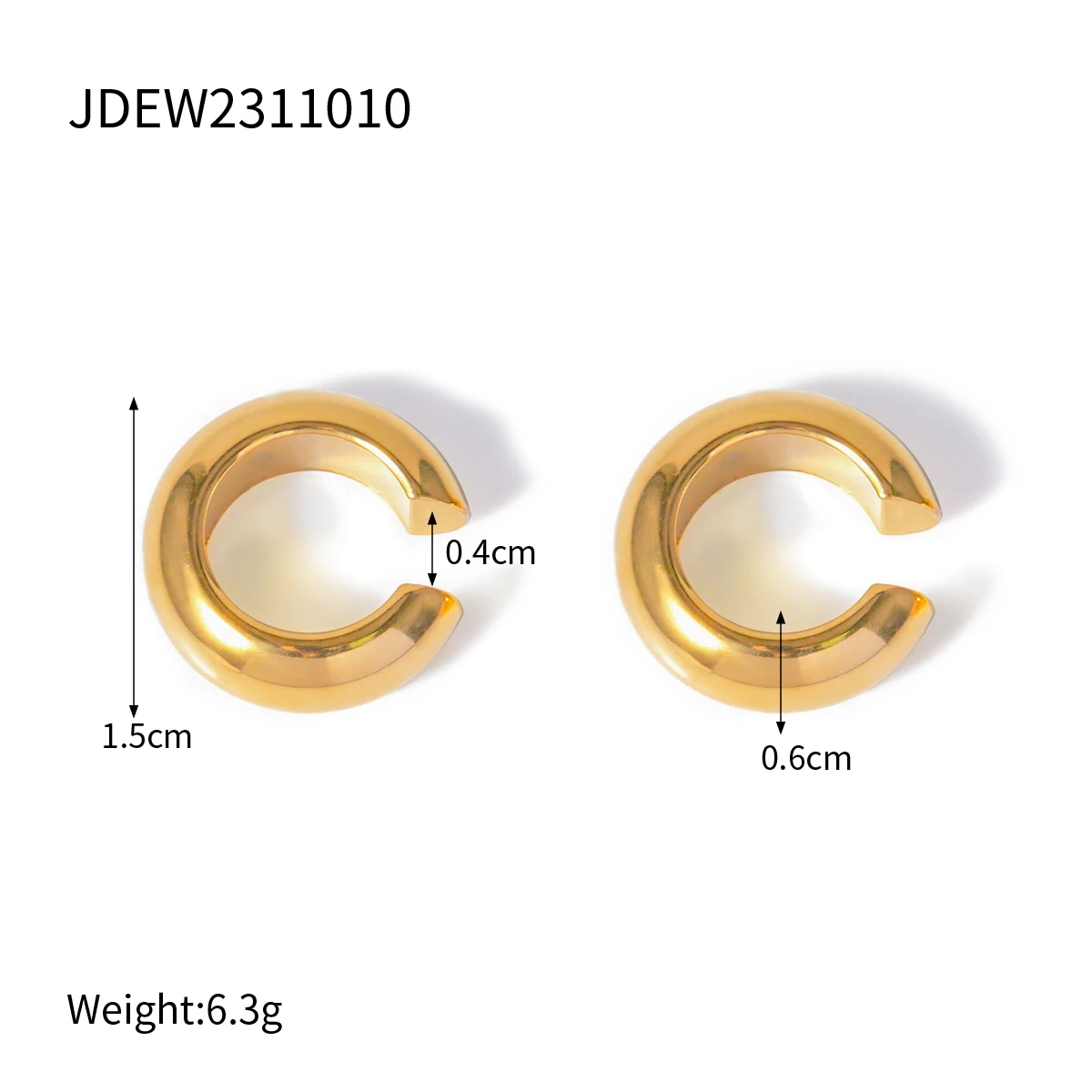 Water Drop Stainless Steel Earrings JDE0103028 8 Water Drop Stainless Steel Earrings JDE0103028 - Image 8