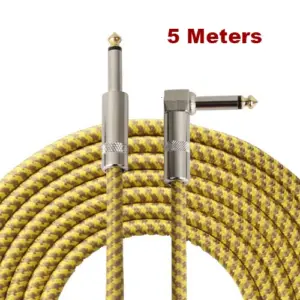 Vibrant Braided Guitar Cable 3m & 5m 18 S51ecbc45c3e54d9d8f931ab28cfa7ef3n