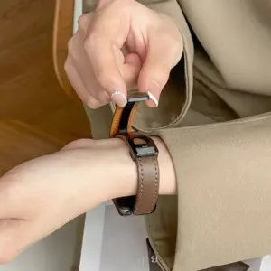 Magnetic Leather Strap for Huawei Band 8/9/10 14 S52521c7849b3428f9de7fa484f7e41dfQ