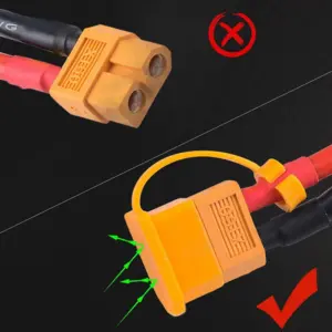 XT60 Protective Cover Set for RC Connectors 10 S5257a637ec7845f0a72773ab293acae8V