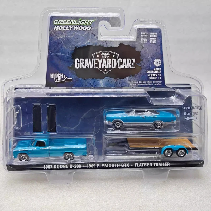 1/64 Scale Diecast Truck and Trailer Set 5 1/64 Scale Diecast Truck and Trailer Set - Image 5