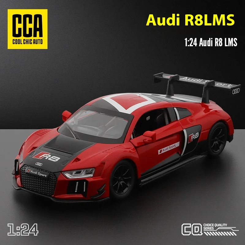 Audi R8 LMS 1:24 Diecast Model in Vibrant Orange 6 Audi R8 LMS 1:24 Diecast Model in Vibrant Orange - Image 6