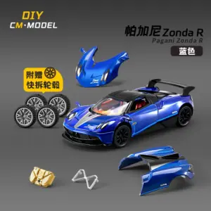 Vibrant Blue Pagani Zonda R Die-Cast Model 15 S52755fca69c34c7babd07479aa1dbee0p