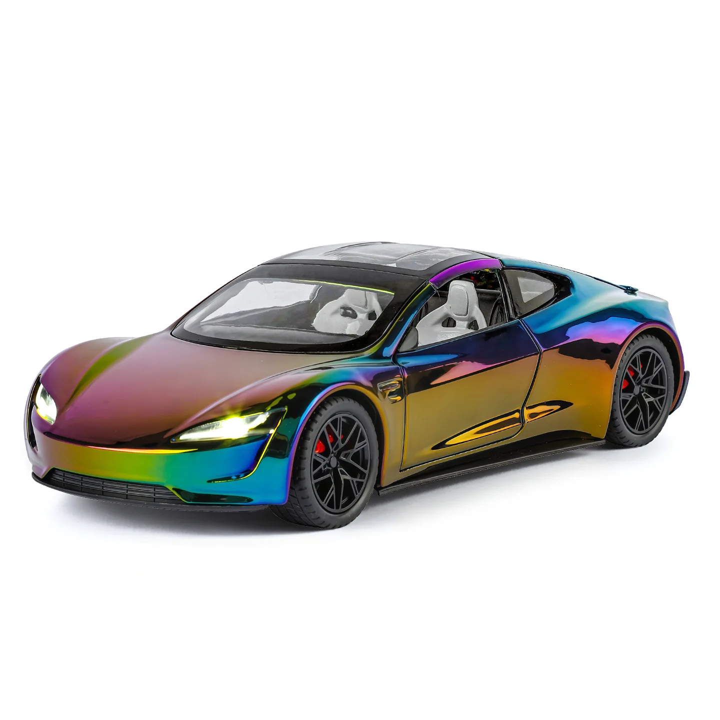 1:24 Iridescent Die-Cast Sports Car Model 5 1:24 Iridescent Die-Cast Sports Car Model - Image 5