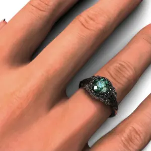 Green Zircon Cocktail Ring for Women 7 S5292d7972d6249cba75f321d4adbf6b3v