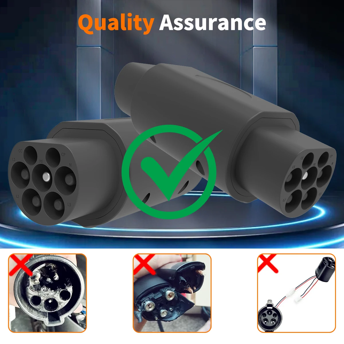 WUFEN Type2 to GBT EV Charger Adapter 6 WUFEN Type2 to GBT EV Charger Adapter - Image 6