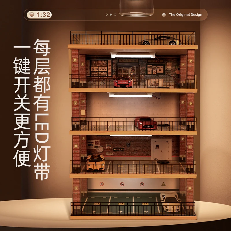 1:32 Scale Car Garage Model Collection 3 1:32 Scale Car Garage Model Collection - Image 3