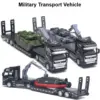 1:50 Scale Military Flatbed Transport Model Set