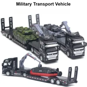 1:50 Scale Military Flatbed Transport Model Set