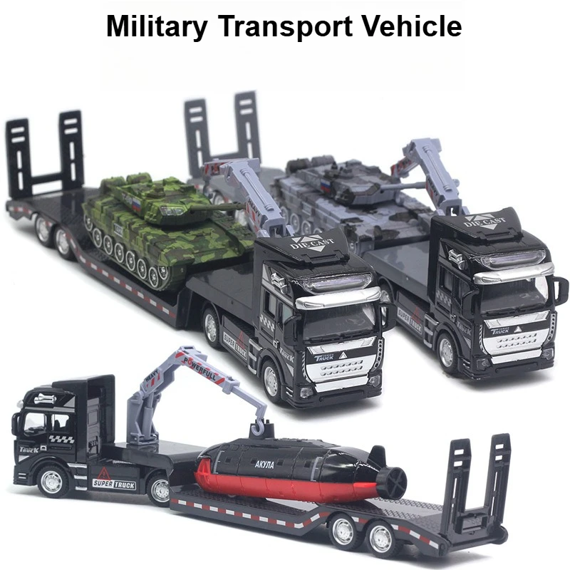 1:50 Scale Military Flatbed Transport Model Set 1 1:50 Scale Military Flatbed Transport Model Set