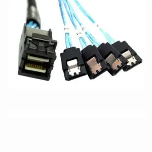 Mini SAS SFF-8643 to 4 SATA 7-pin Data Cable 6 S52ca13dc98a34cb587d452ce863ce674y