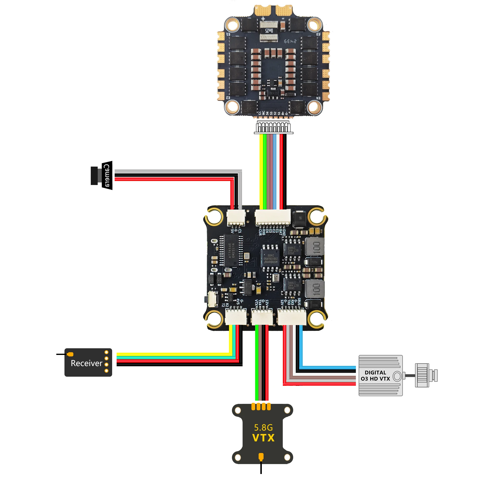 SoloGood F722 8S 60A FPV Drone Stack 4 SoloGood F722 8S 60A FPV Drone Stack - Image 4