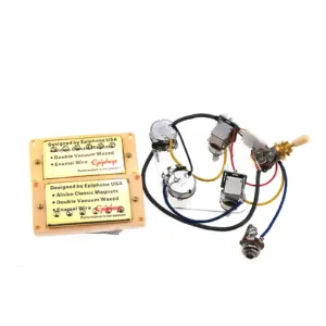 Humbucker Pickup & Wiring Harness Set 16 S52eacadba2754b5bbc838428d4803e76D