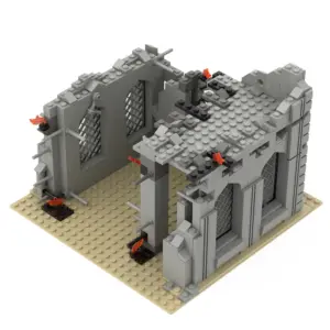 WW2 Battlefield Ruins Model Kit with 682 Pieces 14 S52f1603908374588b11fa79443ef44cdu