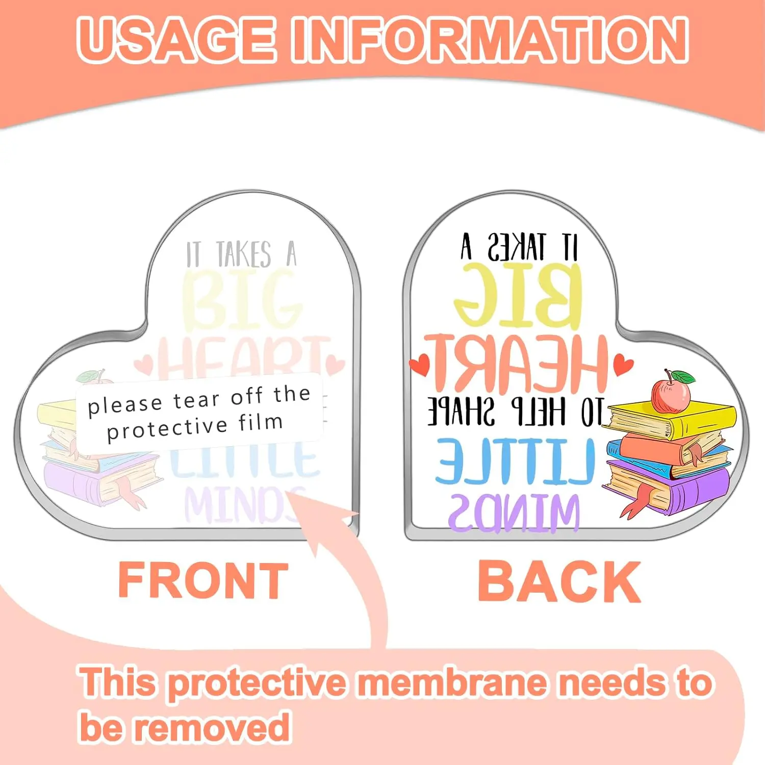 Vibrant Teacher Appreciation Plaque 4 Vibrant Teacher Appreciation Plaque - Image 4