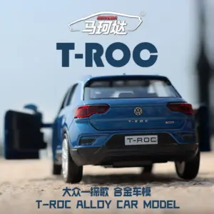Gold Volkswagen T-Roc Sport SUV Diecast Model 9 S530c14c7abd2429dbfe9947c14cf9ed63
