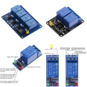 Multi-Channel 5V/12V/24V Relay Module for Automation 13 S531697044b664bad91e6dc7149a726d7i