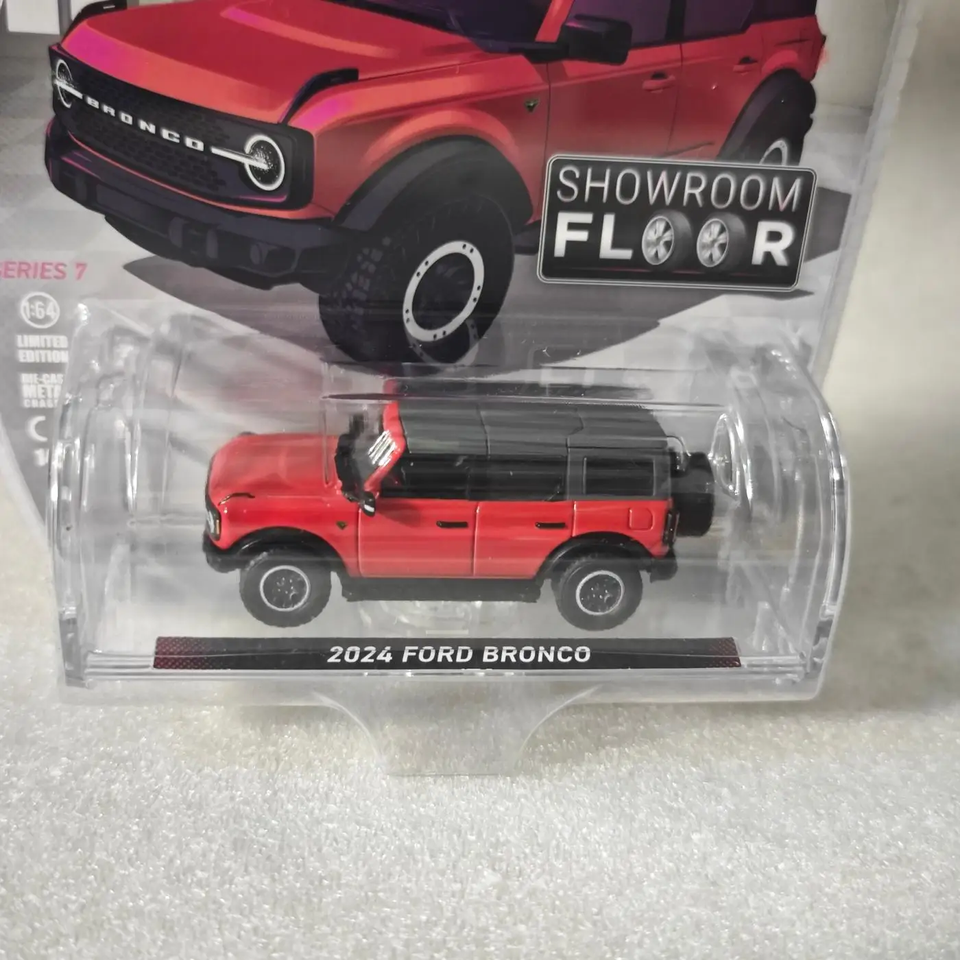 Vivid Chili Red Ford Bronco Model by Greenlight 2 Vivid Chili Red Ford Bronco Model by Greenlight - Image 2