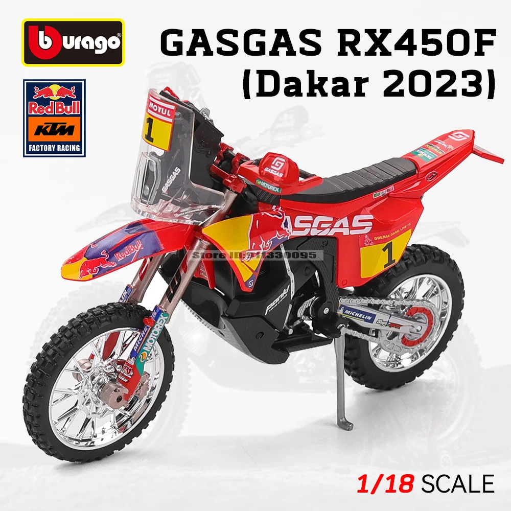 1:18 GASGAS RX450F Motorcycle Model 1 1:18 GASGAS RX450F Motorcycle Model