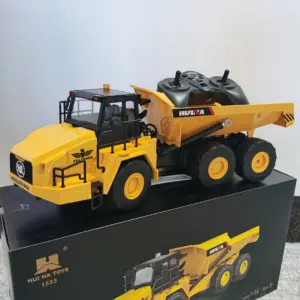 Vibrant Yellow RC Dump Truck 1/18 Scale 9 S533d23fdc87241b6a0e8bd22c53e6c8e5