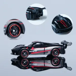 1:64 Scale Black and Red Supercar Model 8 S53431c485e8c4ebbab6727f20b2bf22fS