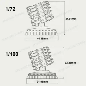 Resin Anti-Submarine Rocket Launcher Model 6 Scales 9 S5348e9a30d594603acb756e79ee0e594E