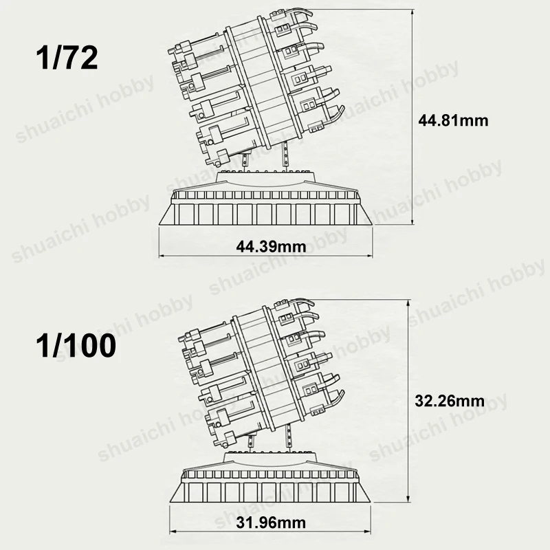 Resin Anti-Submarine Rocket Launcher Model 6 Scales 4 Resin Anti-Submarine Rocket Launcher Model 6 Scales - Image 4