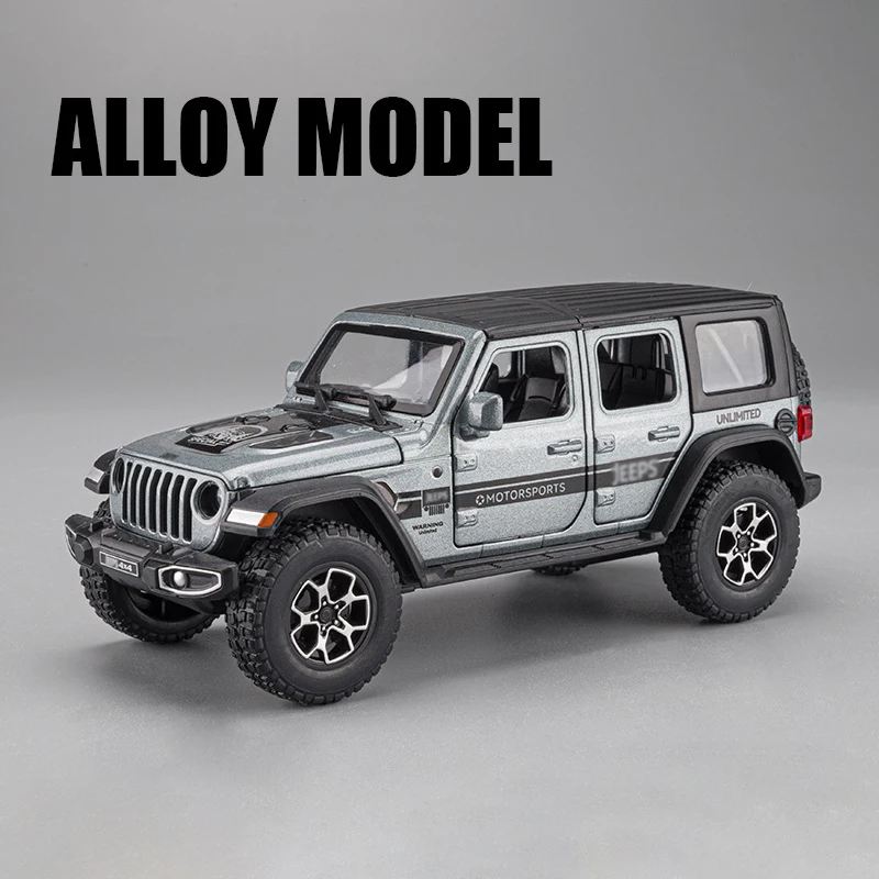 1:32 Scale Diecast Jeep Wrangler Sahara Model 6 1:32 Scale Diecast Jeep Wrangler Sahara Model - Image 6
